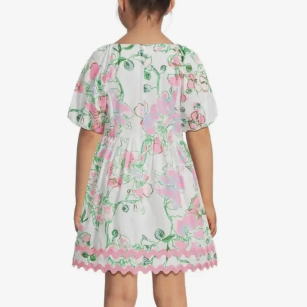 Lilly Pulitzer Mini Knoxlie Dress In Multi Oversized Orchids 12 - Picture 2 of 13